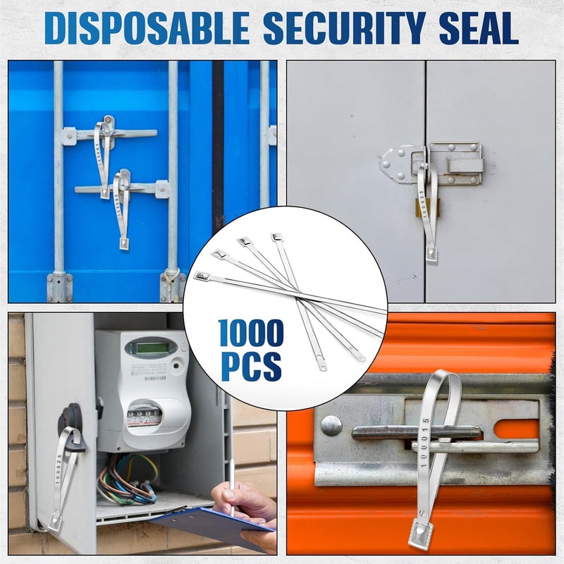 Yaocom 1000 Metal Truck Seals, Metal Trailer Steel Seals, Container Security Tamper Evident - Image 4